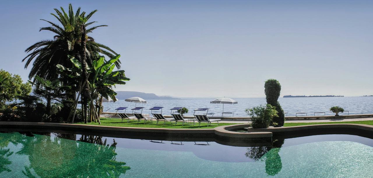 Hotel Monte Baldo E Villa Acquarone Gardone Riviera Bagian luar foto